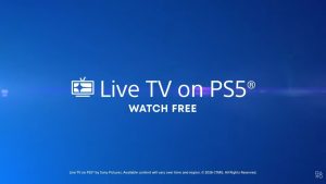 live tv ps5