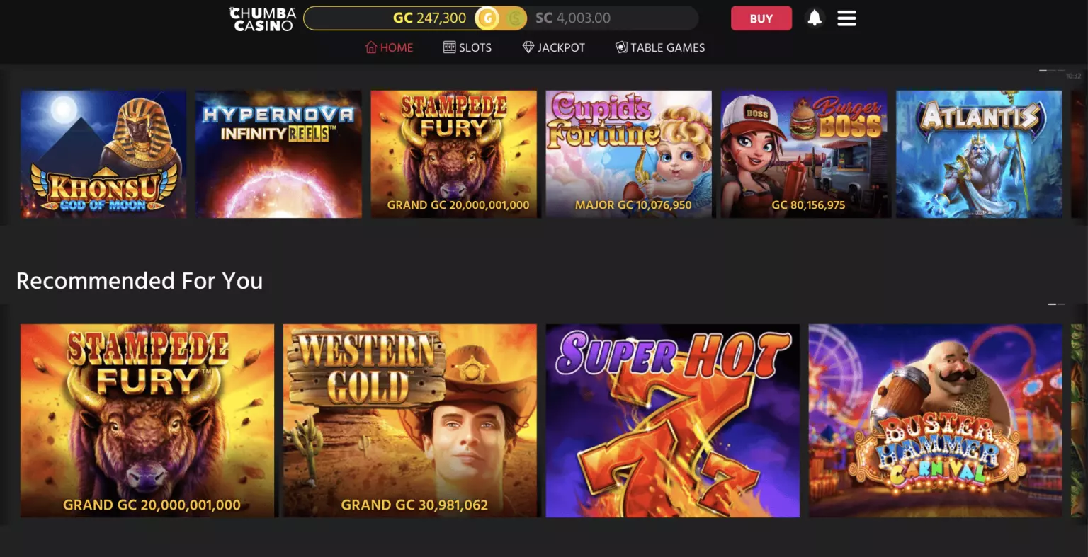 Chumba Casino No Purchase Bonus
