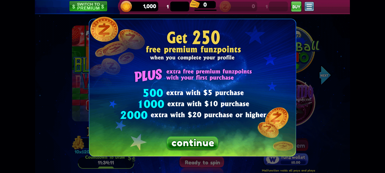 Funzpoints Casino No Deposit Bonus