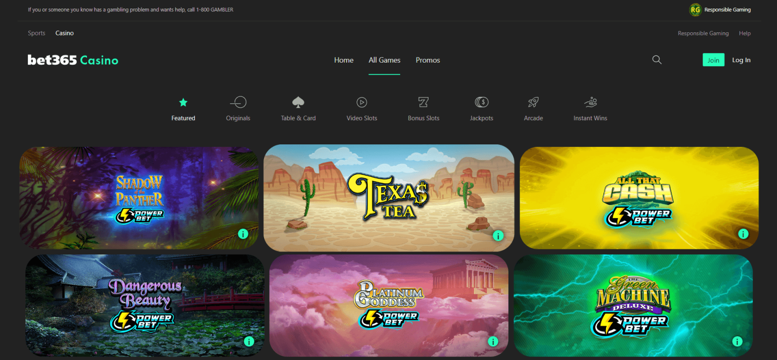 Bet365 Casino Deposit Bonus