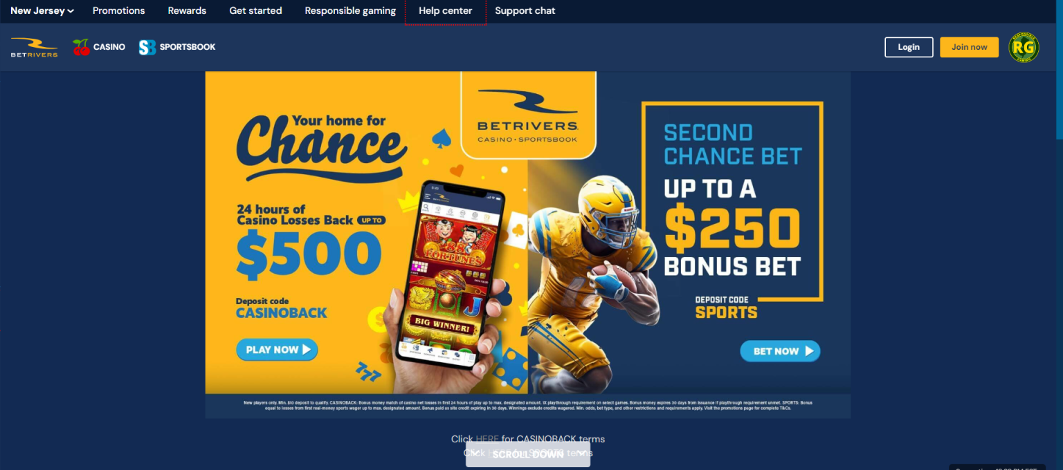 BetRivers Casino No Deposit Bonus