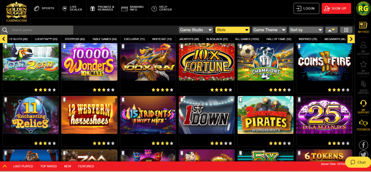 Golden Nugget Casino No Deposit Bonus