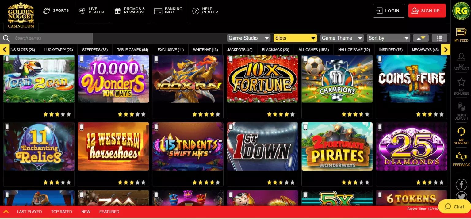 Golden Nugget Casino No Deposit Bonus