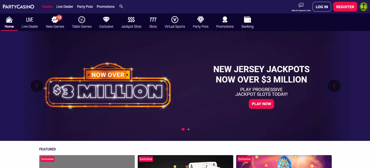 PartyCasino No Deposit Bonus