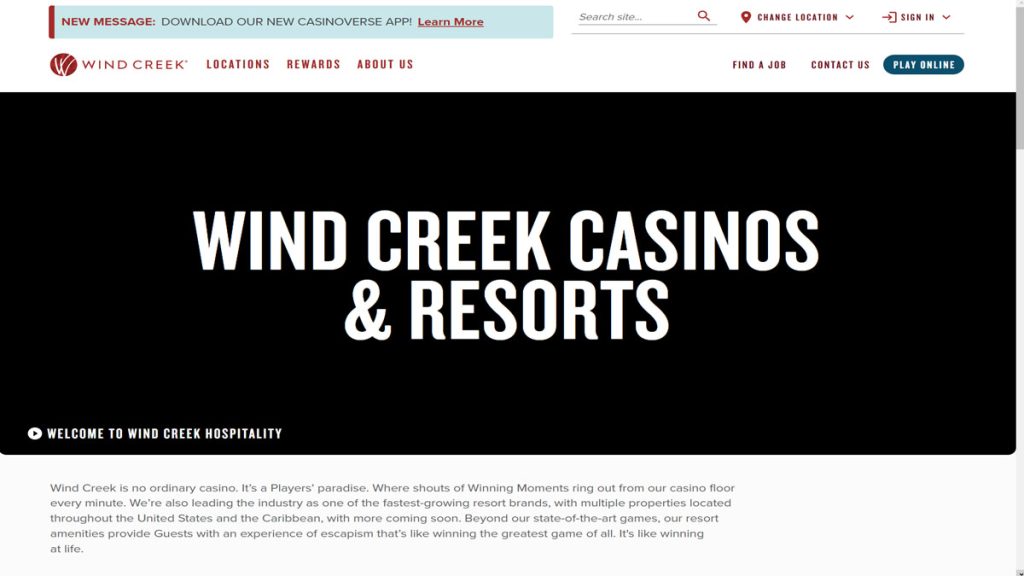 Wind Creek Casino No Deposit Bonus