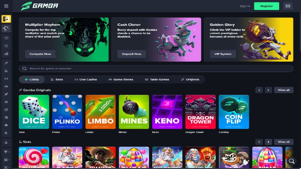 Gamba Casino No Deposit Bonus