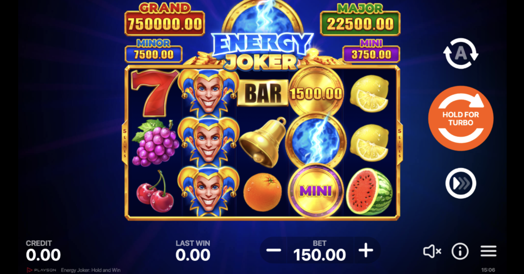 Screenshot of Energy Joker Hold and Win slot
