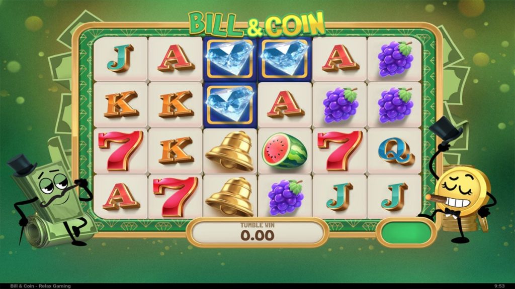 Screenshot of Bill and Coin slot