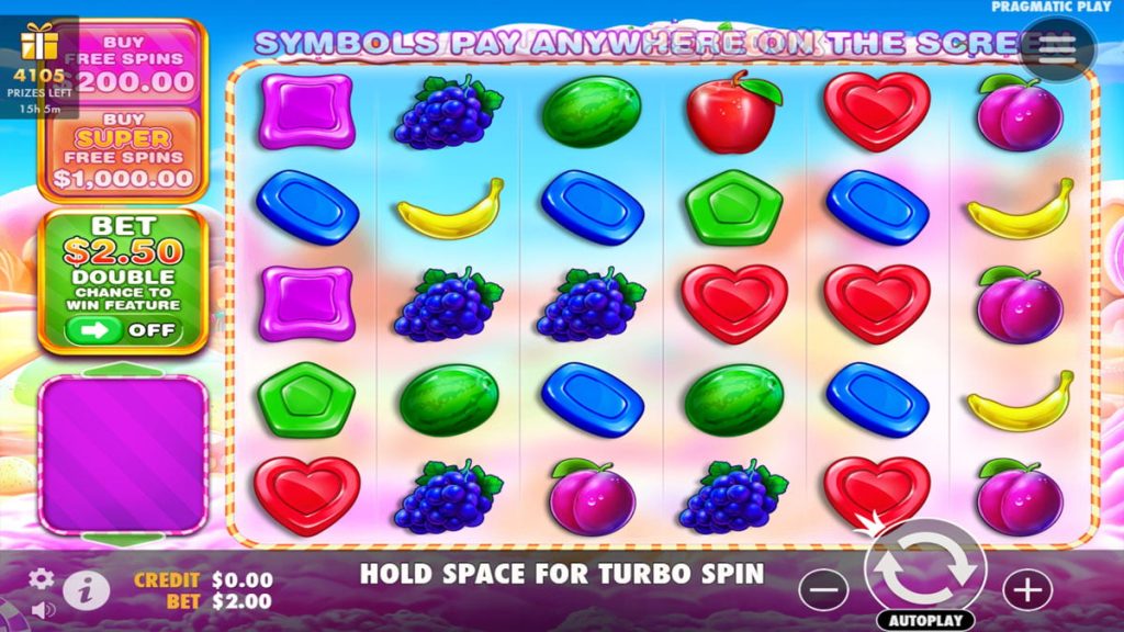Screenshot of Sweet Bonanza 1000