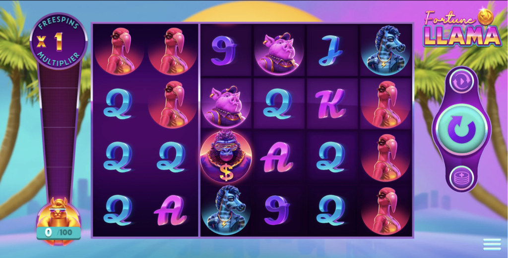 Screenshot of Fortune Lama slot