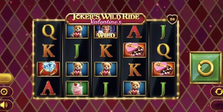 Screenshot of Joker's Wild Ride Valentine's
