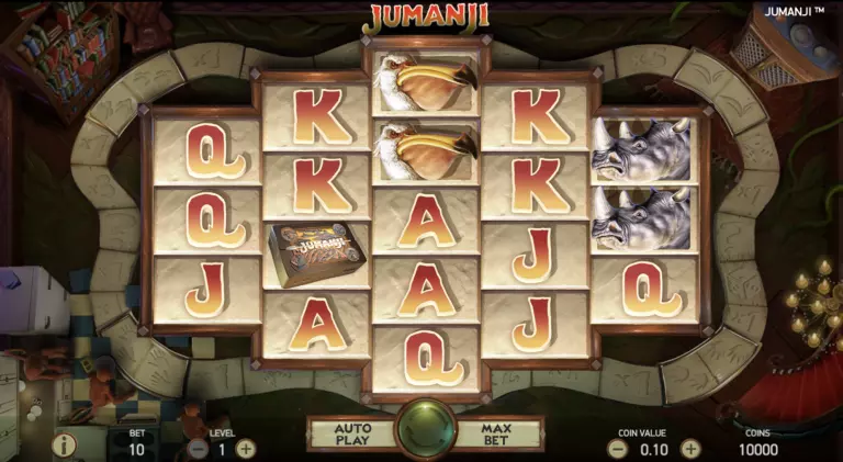 Screenshot of Jumanji slot