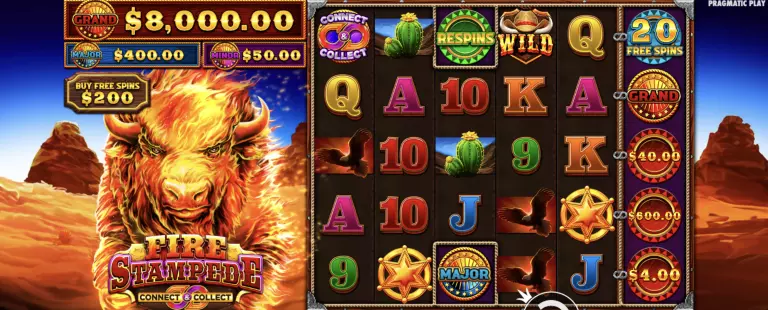 Screenshot of Fire Stampede