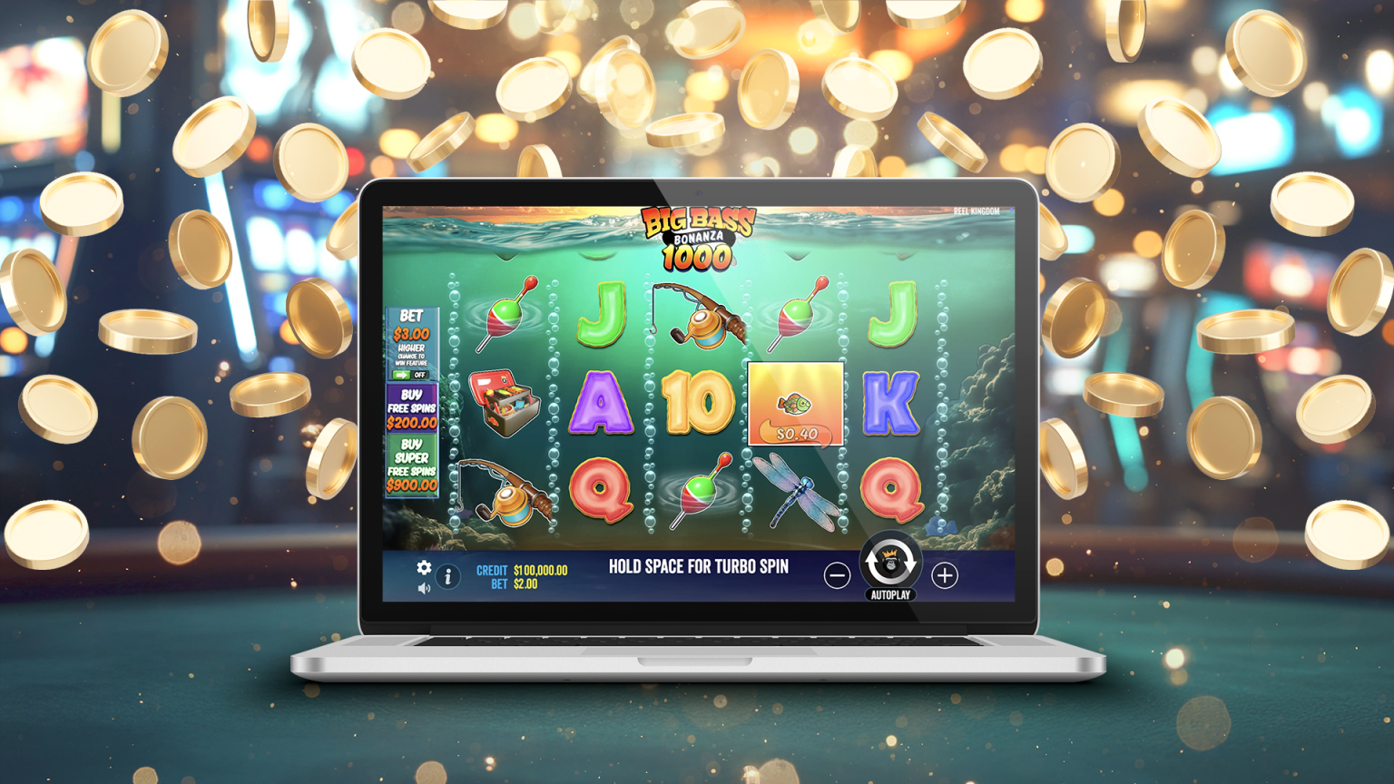 Play Big Bass Bonanza 1000: Exclusive New Sweeps Slot At CrownCoins Casino