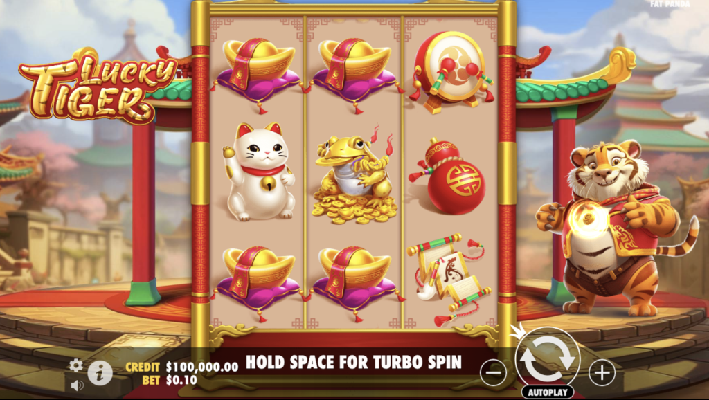 Screenshot of Lucky Tiger
