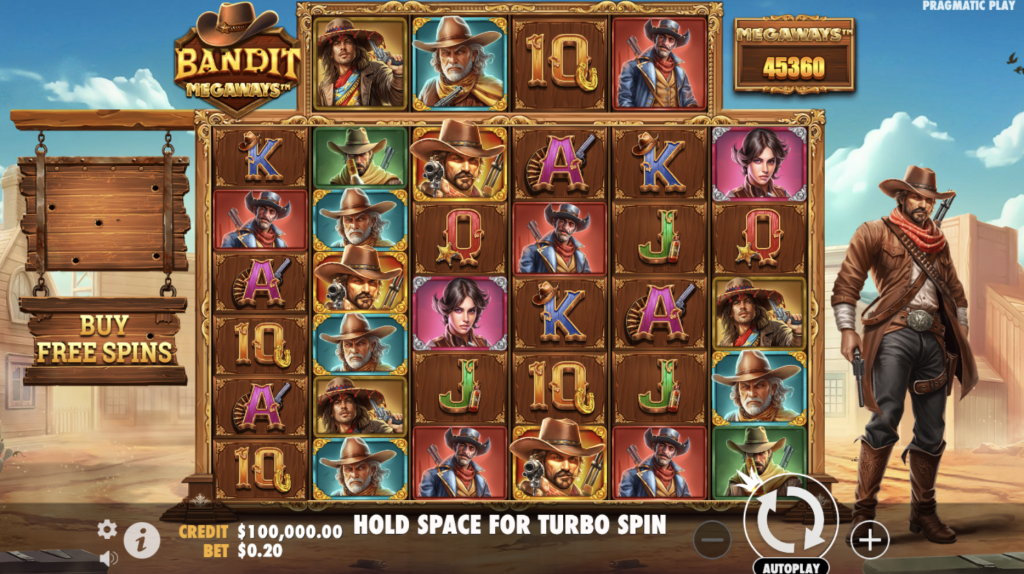Screenshot of Bandit Megaways