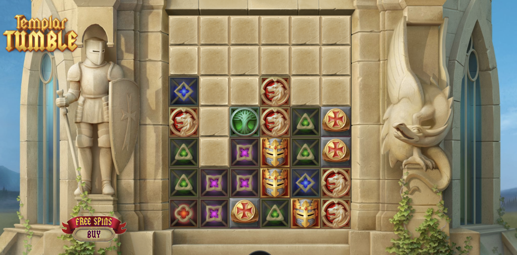 screenshot of Templar Tumble slot