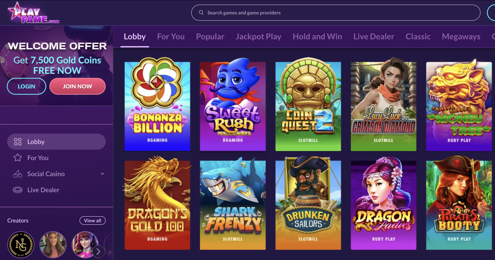 PlayFame No Deposit Bonus