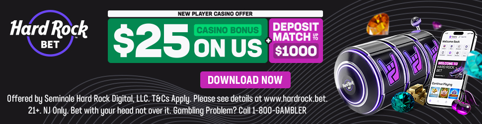 Hard Rock Bet $25 Freeplay Banner