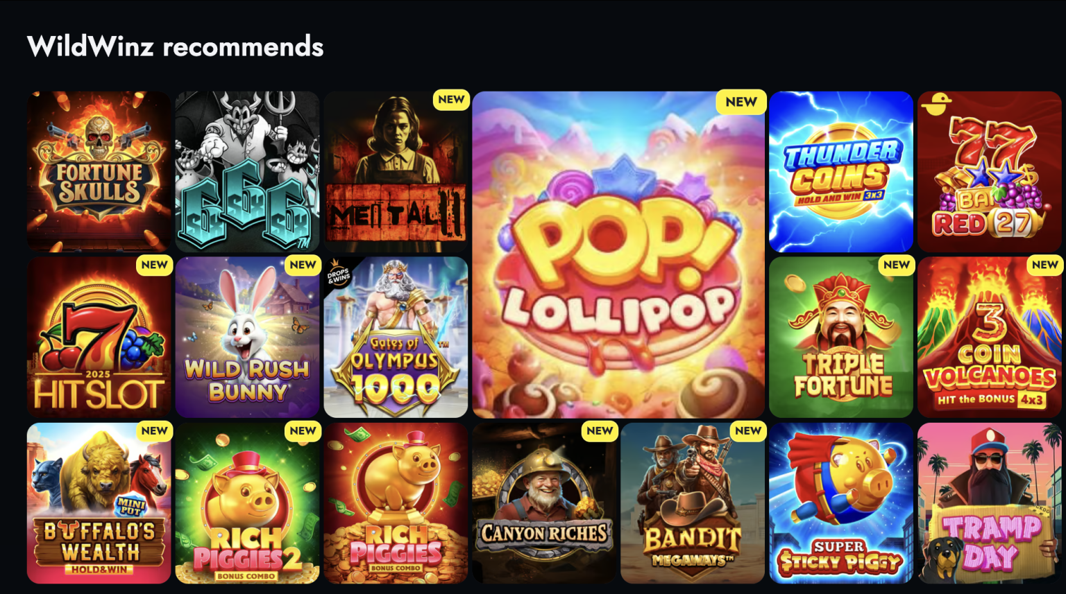 WildWinz Casino No Deposit Promo