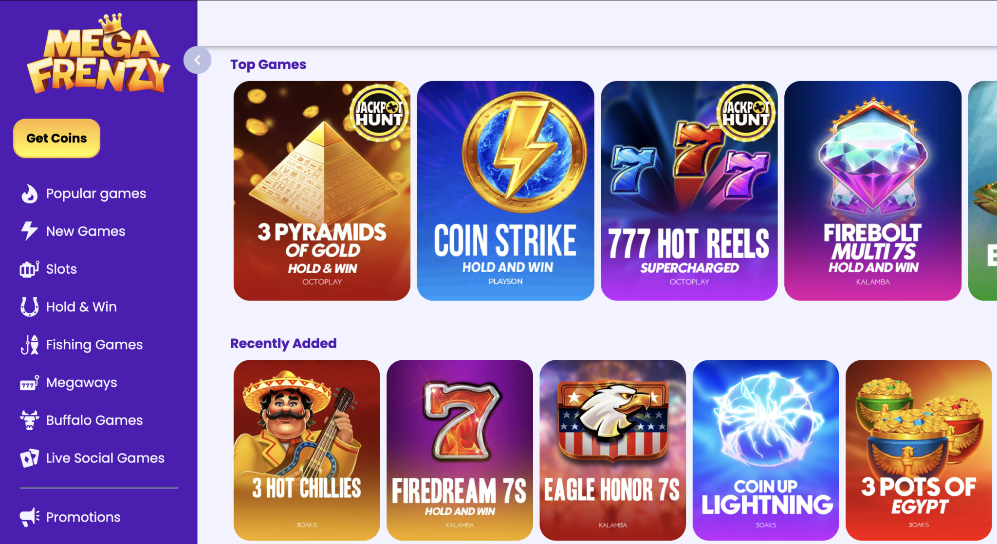 Mega Frenzy Casino No Deposit Bonus
