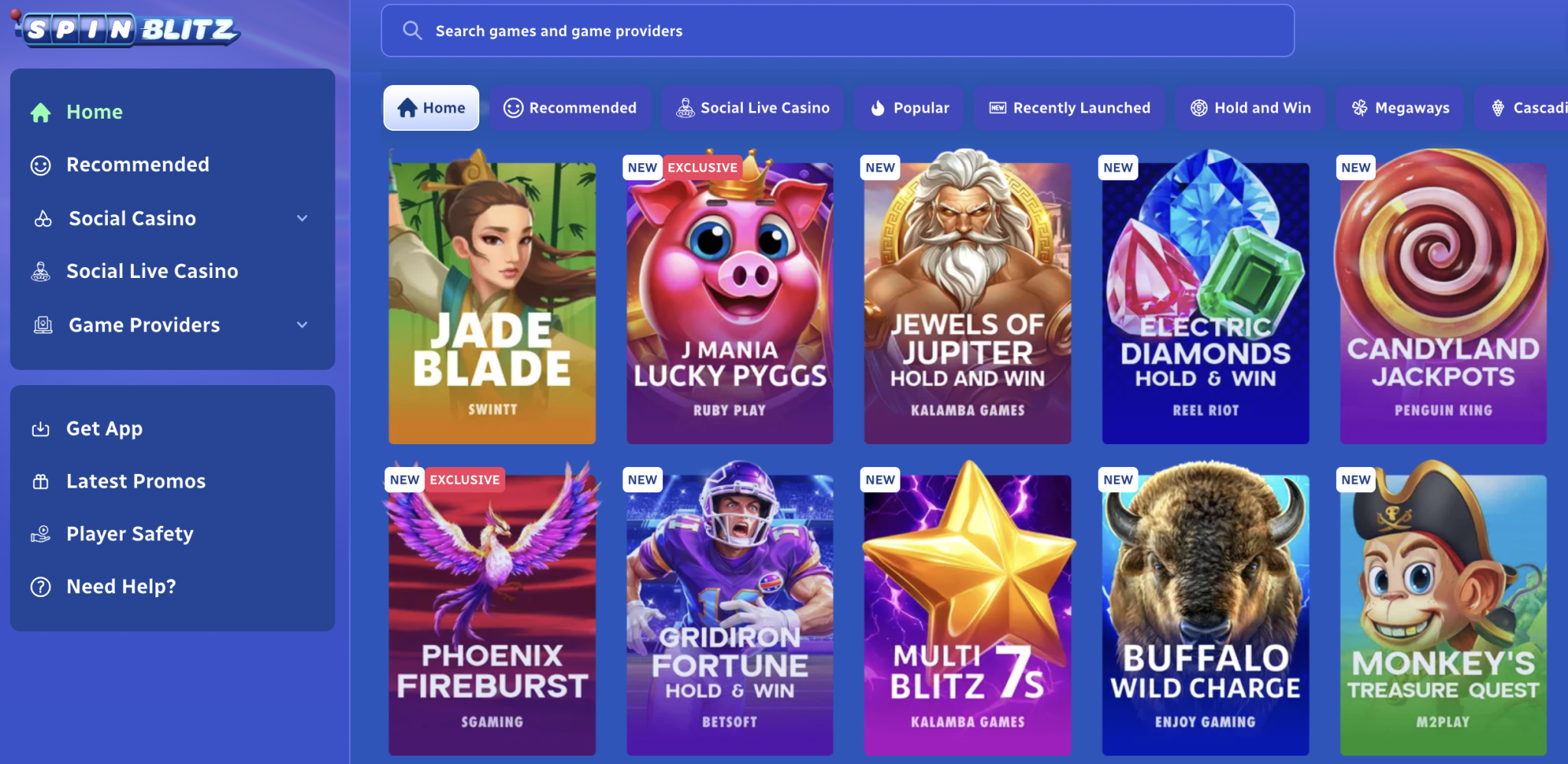 SpinBlitz No Deposit Bonus