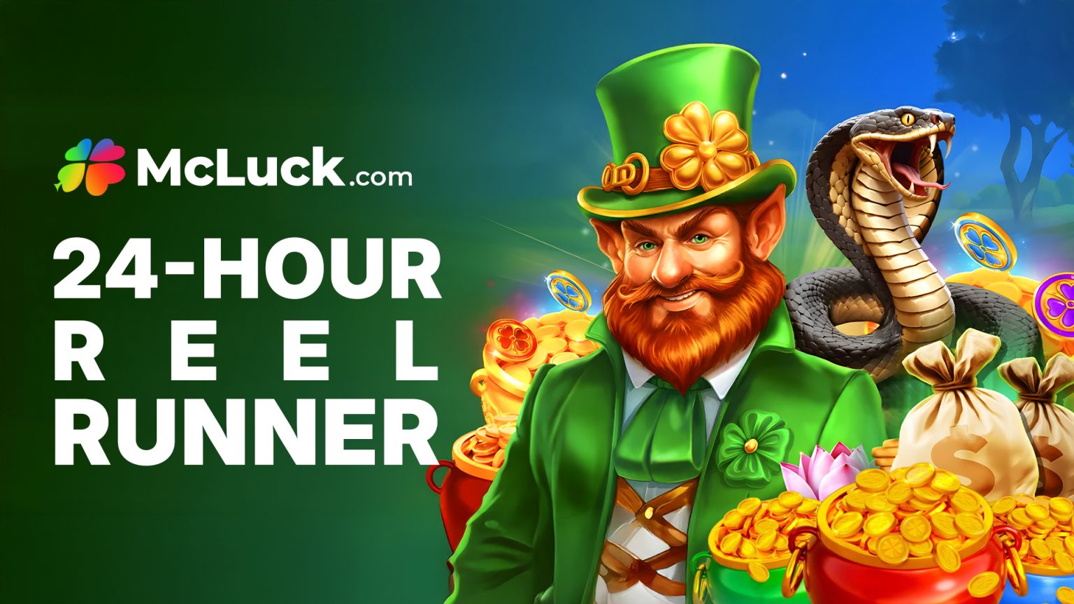 Enter The McLuck 24-Hour Reel Runner To Win 5,050 FREE SC