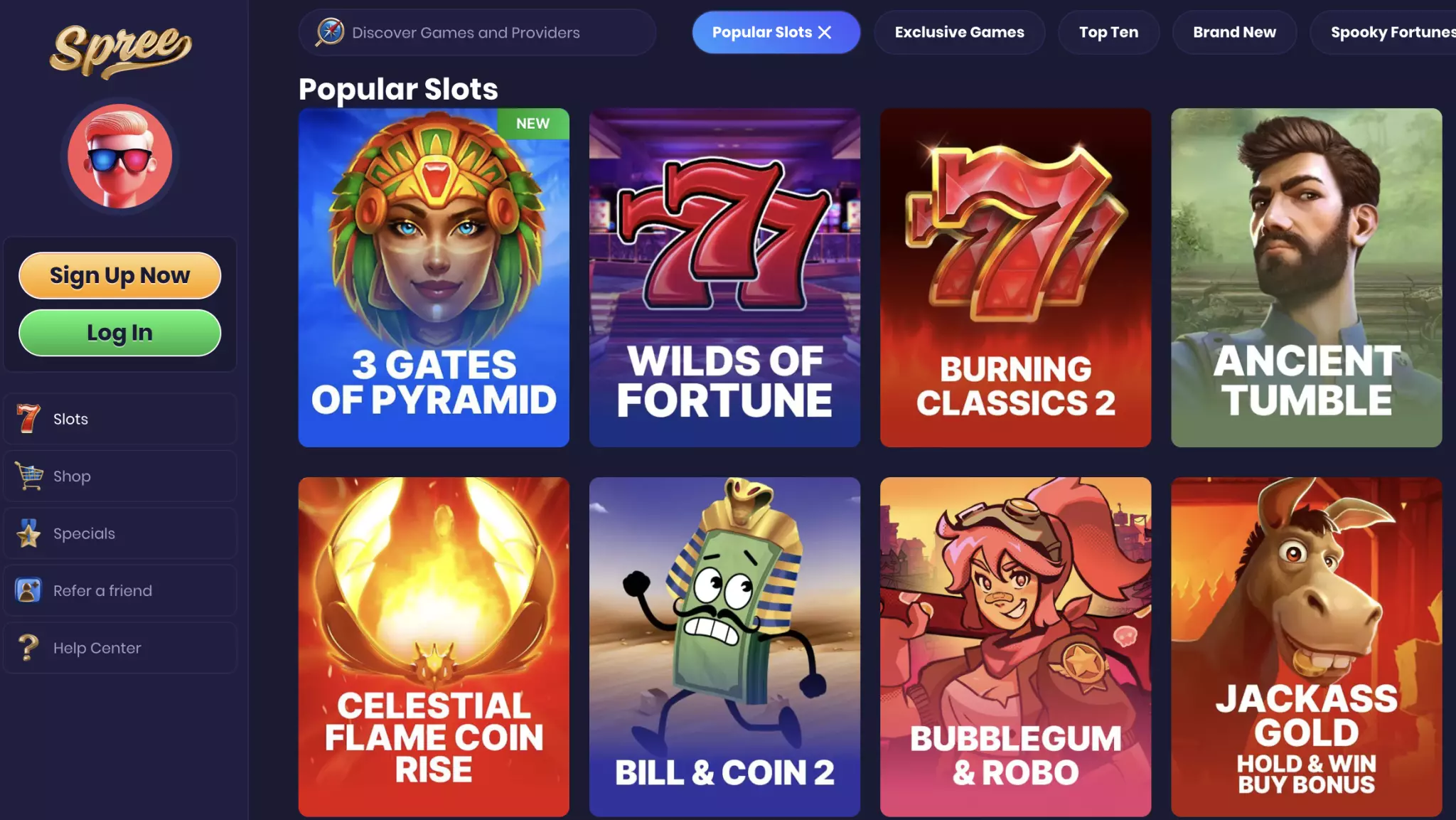 Spree Casino No Deposit Bonus
