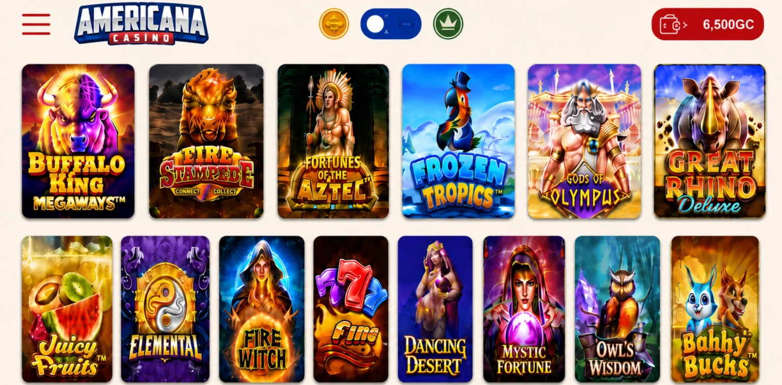 Americana No Deposit Bonus