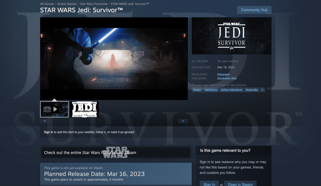 star wars jedi survivor