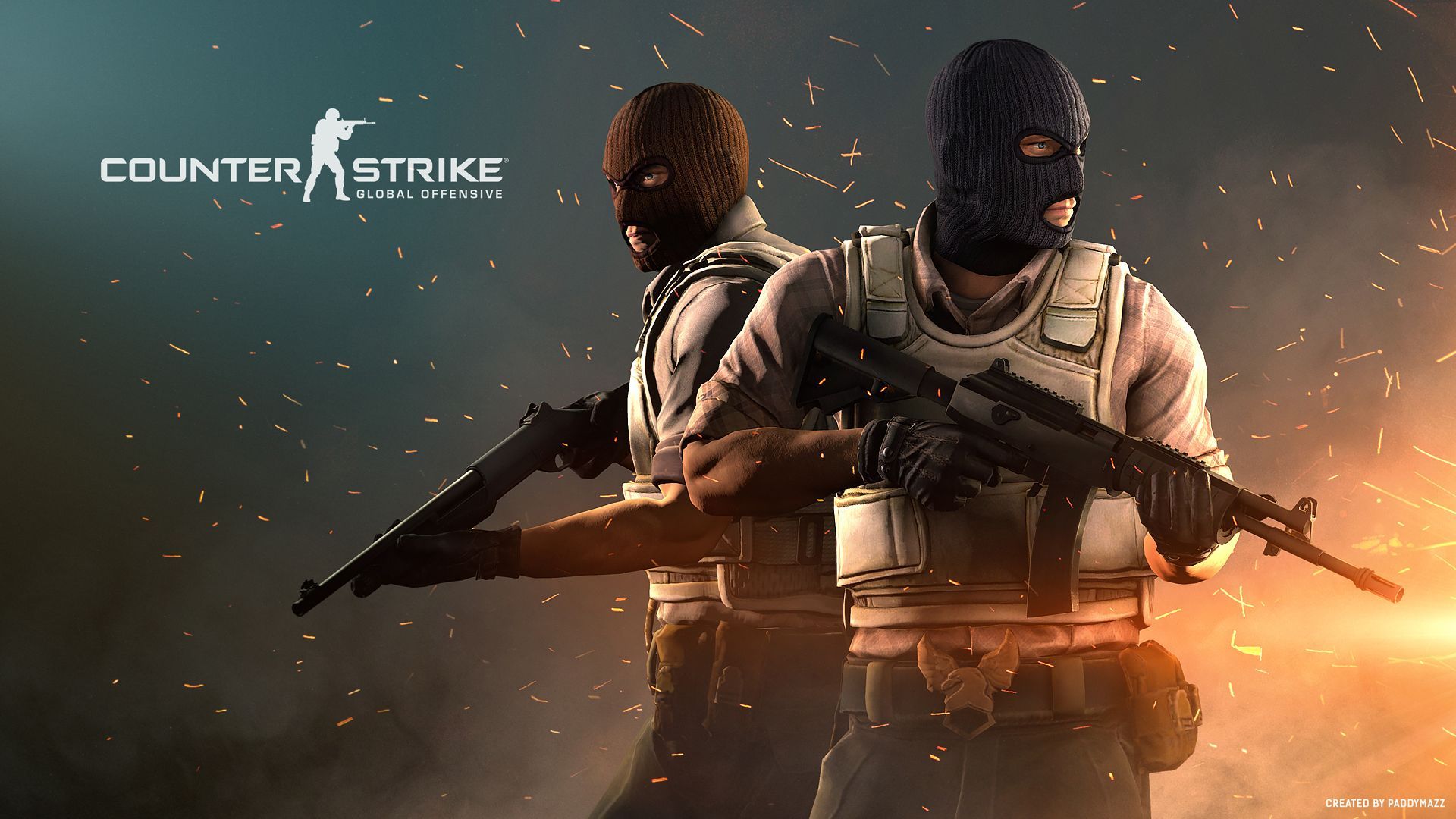 Download Experience CS:GO on the go with the CS:GO Mobile game Wallpaper