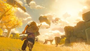 link running in the legend of zelda