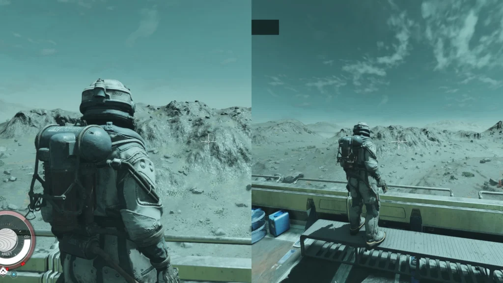 FOV comparison in Starfield