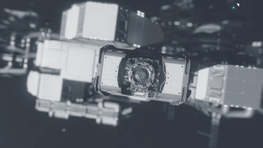 starfield docking animation