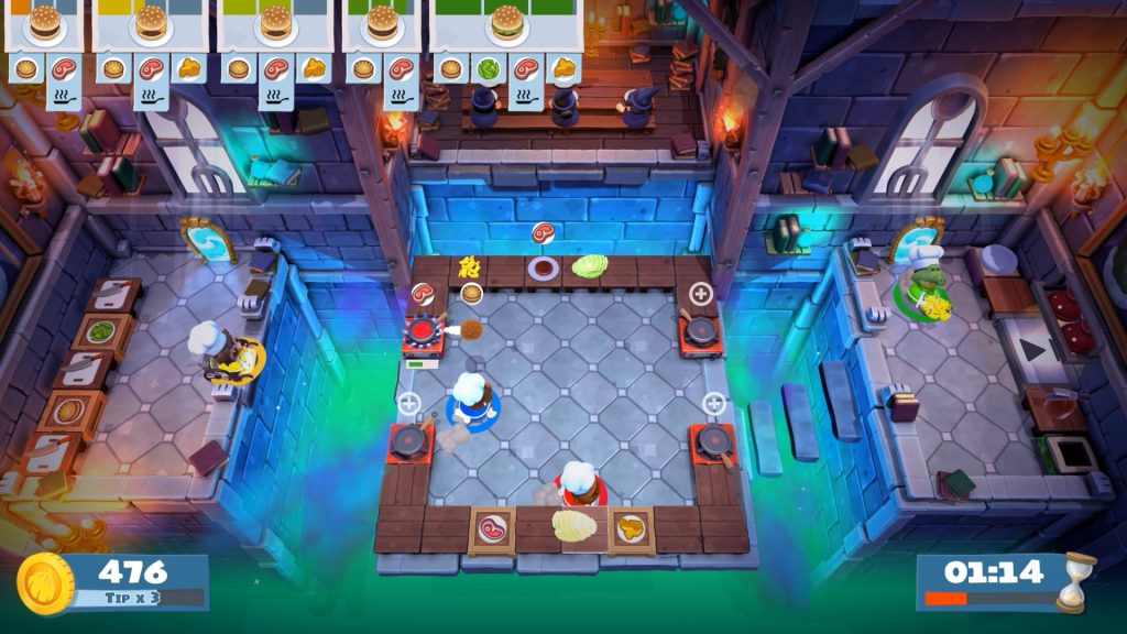 Xbox Game Overcooked 2 Making Burgers