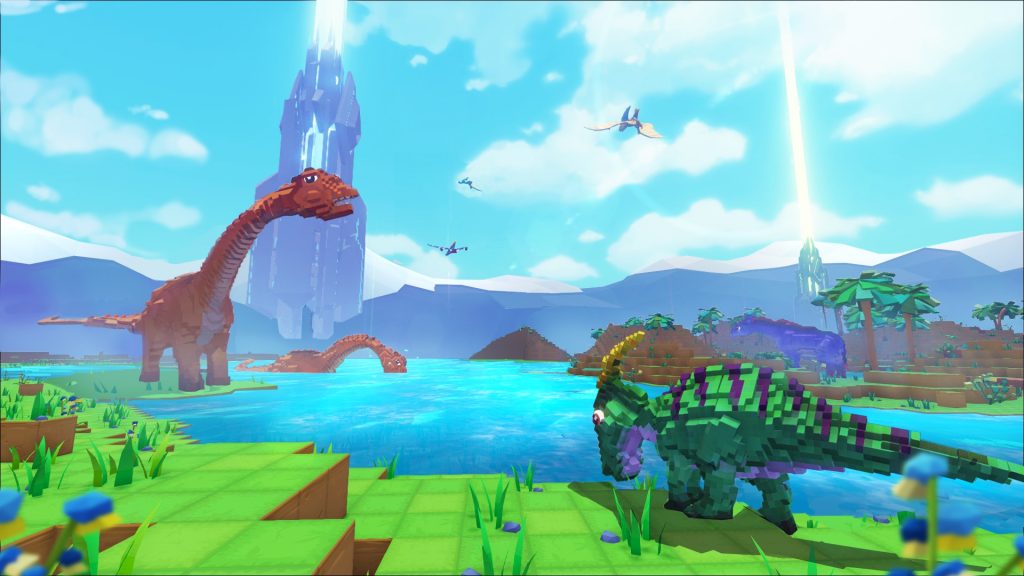 Pixark Dinosaurs And Voxel World Like Minecraft