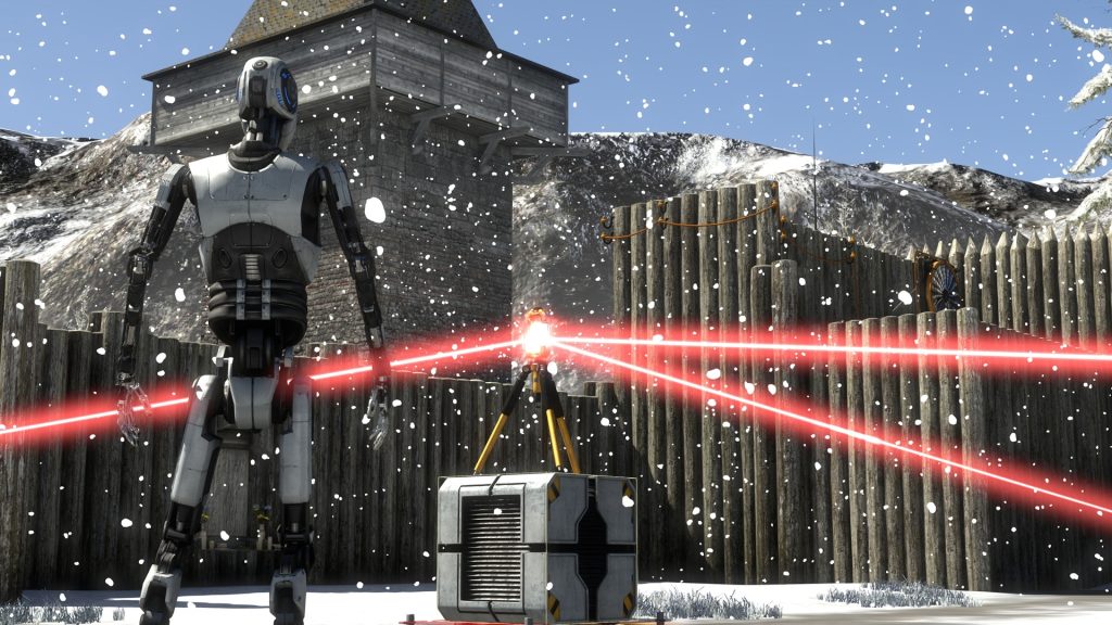 The Talos Principle Laser Puzzle