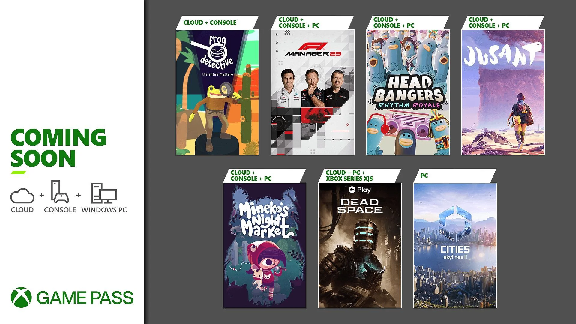 Upcoming games on xbox game best sale pass pc