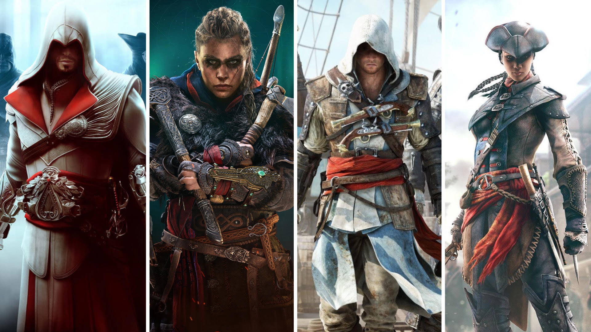 MEUS TOP 3 MELHORES PROTAGONISTAS DE ASSASSIN'S CREED 