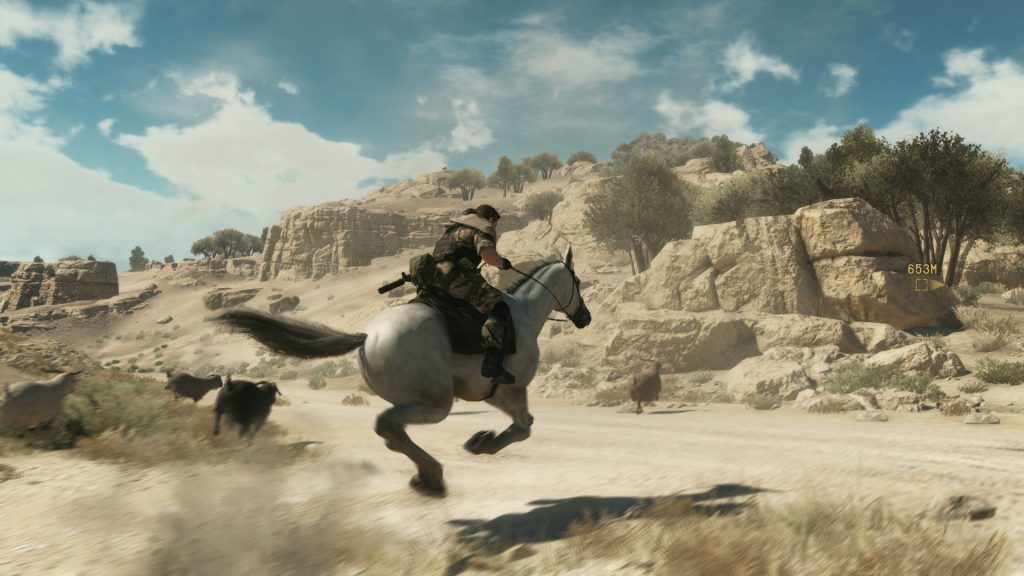 Metal Gear Solid V Phantom Pain Horse Riding