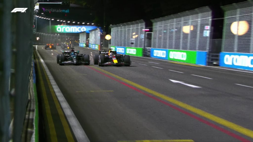 F1 24 Cars Racing At Night