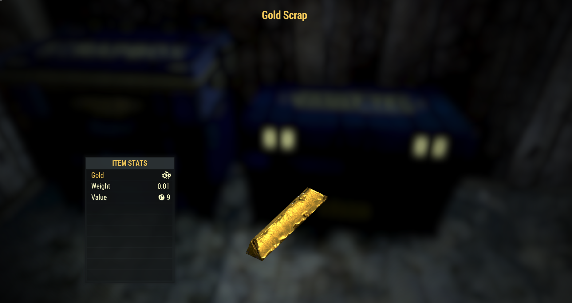 Fallout 76 Gold Scrap