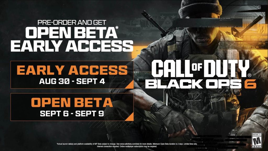 Black Ops 6 Beta dates