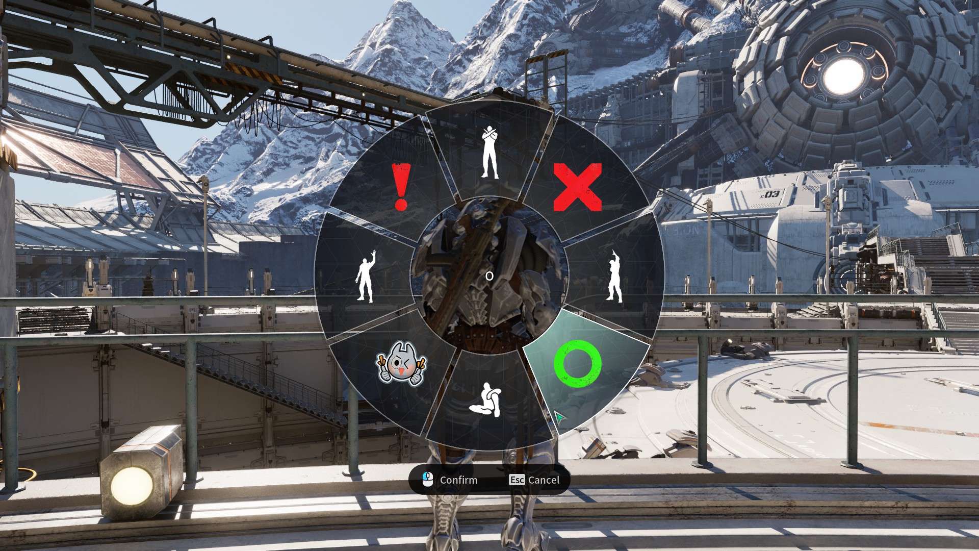 The First Descendant Emote Wheel