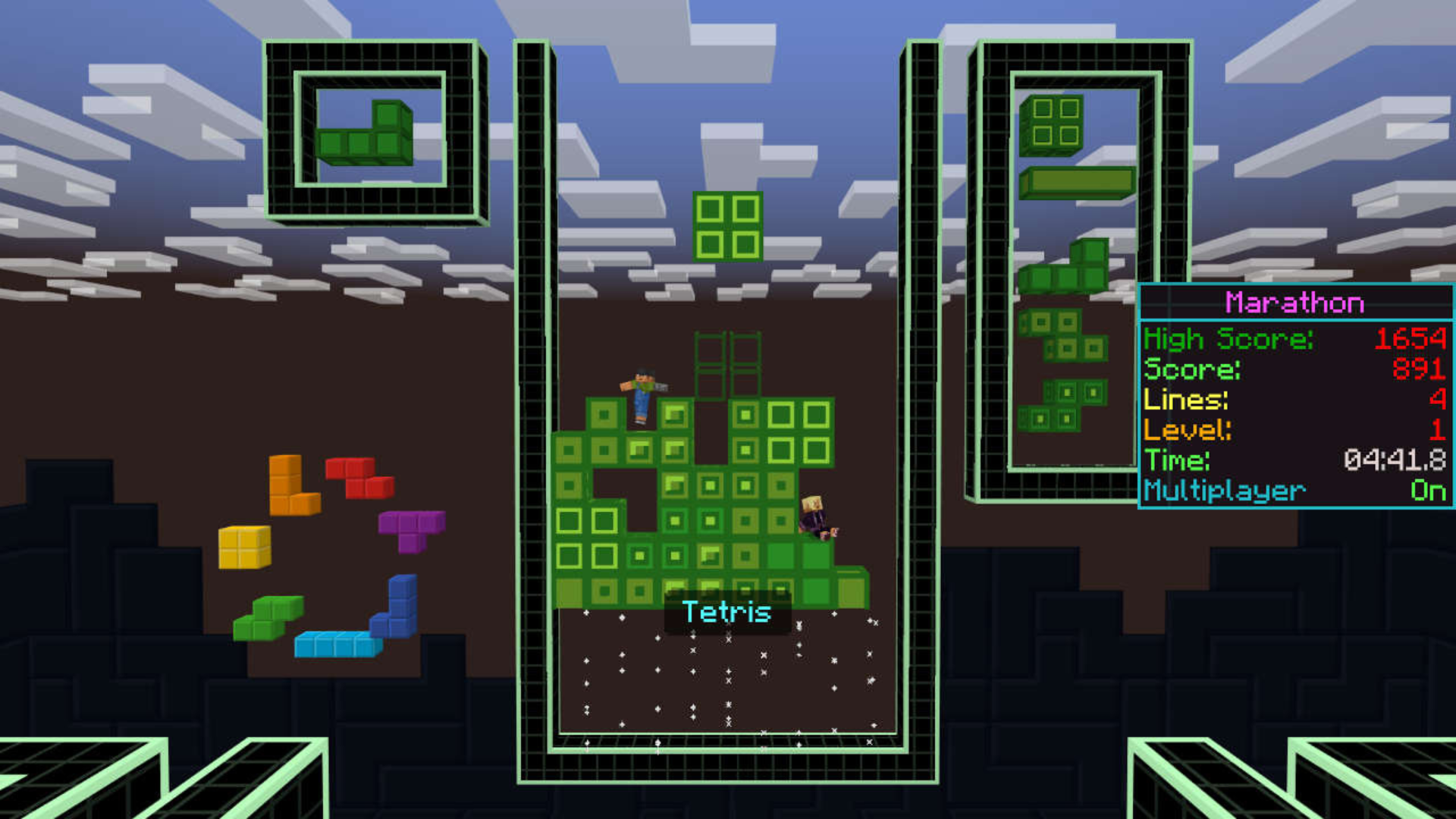 Minecraft Receives a Tetris DLC