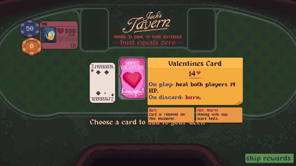 Dungeons and Degenerate Gamblers Review: The Valentiines Day Card 