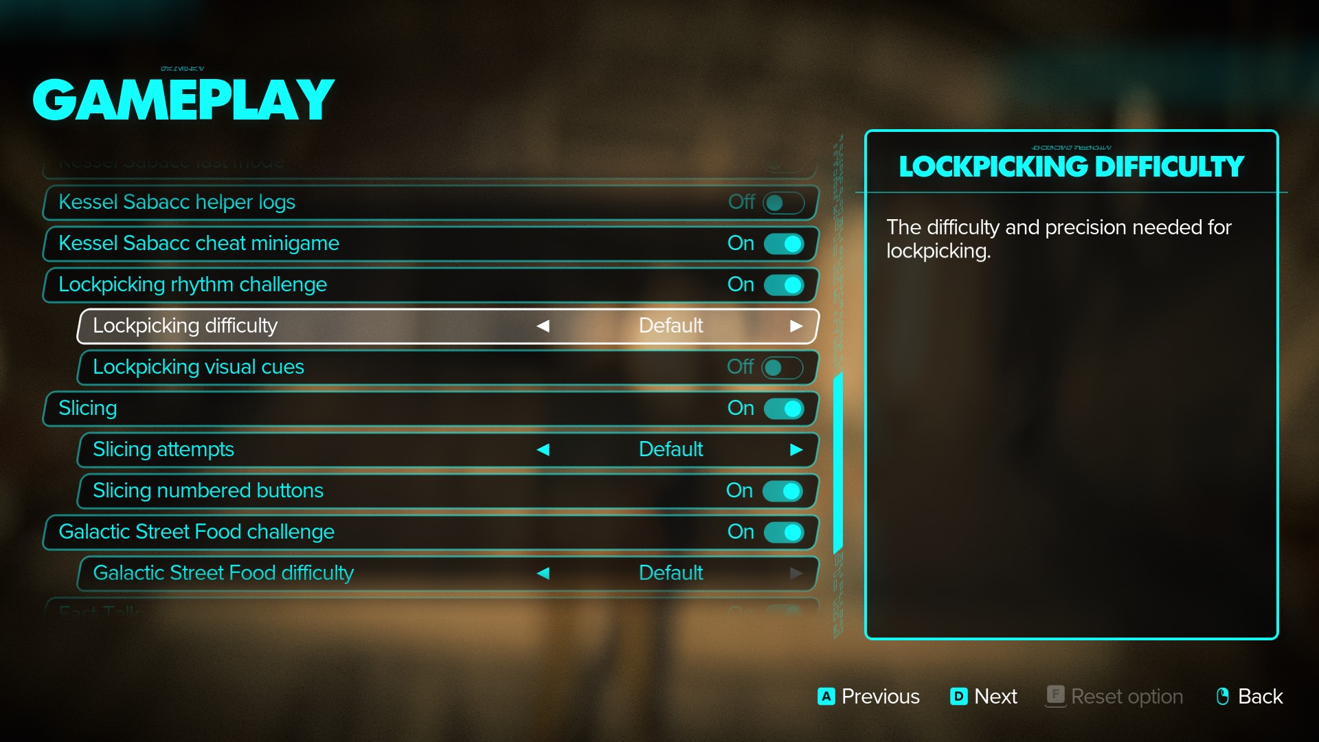 Star Wars Outlaws Lockpicking Difficulty