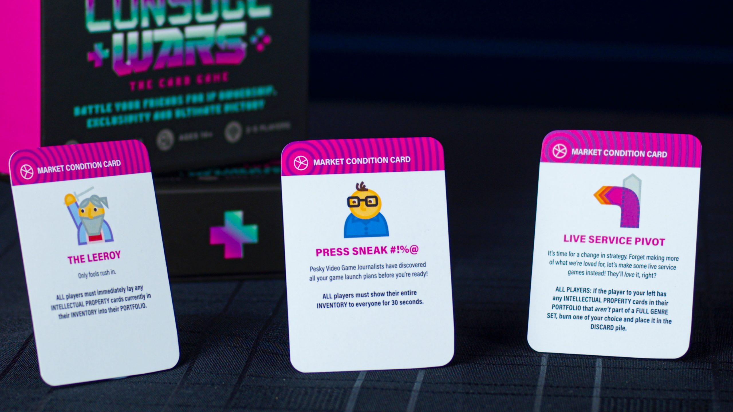 New Console Wars Card Game Pokes Fun at the Gaming Industry