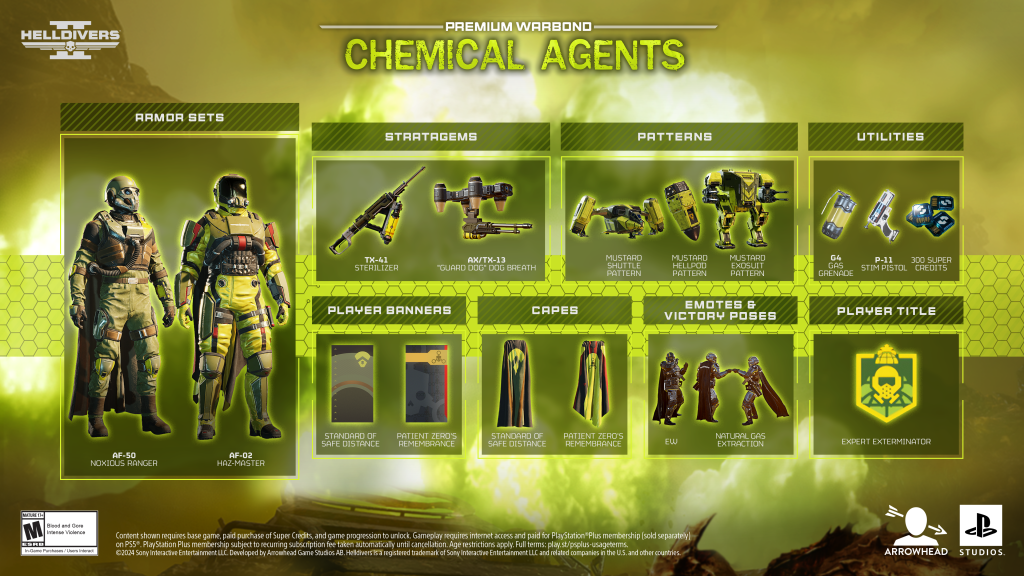 Helldivers 2 Chemical Agents