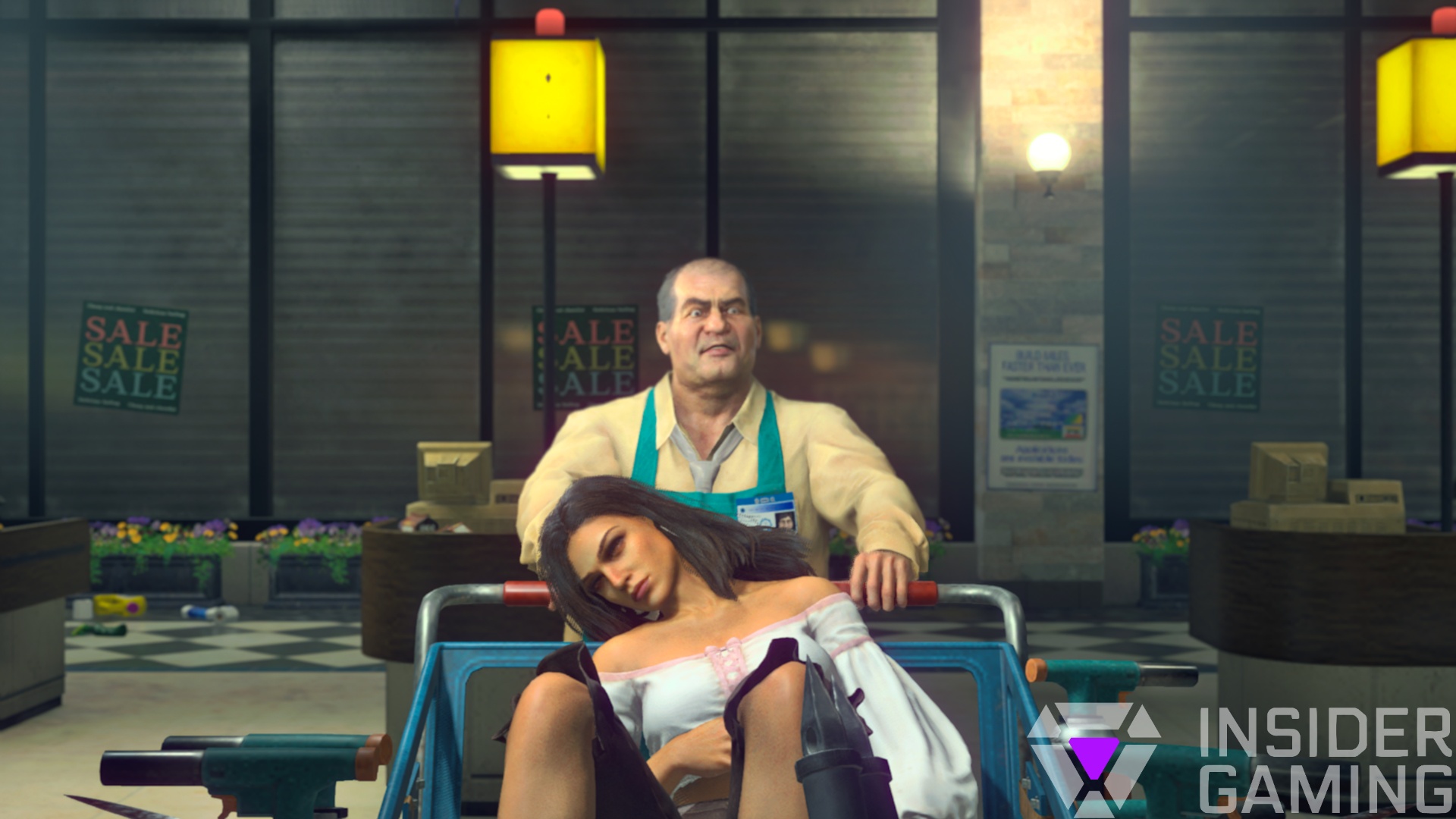 Dead Rising Deluxe Remaster Supermarket Manager Cart